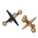 GobekUsa Golden Geometric Resin Handicrafts Molecular Model Abstract Home Decoration