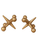 GobekUsa Golden Geometric Resin Handicrafts Molecular Model Abstract Home Decoration