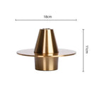 GobekUsa Golden Geometry Metal Handicraft Flower Vase UFO Home Decor