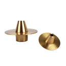 GobekUsa Golden Geometry Metal Handicraft Flower Vase UFO Home Decor