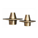 GobekUsa Golden Geometry Metal Handicraft Flower Vase UFO Home Decor