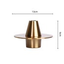 GobekUsa Golden Geometry Metal Handicraft Flower Vase UFO Home Decor