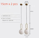 GobekUsa Golden Glass Ball Pendant Lights - Modern Luminaire for Bedroom, Kitchen & Decor