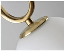 GobekUsa Golden Glass Ball Pendant Lights - Modern Luminaire for Bedroom, Kitchen & Decor