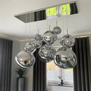 GobekUsa Glass Lava Pendant Lights: Modern Nordic Loft LED Ceiling Hanging Lamp Fixture