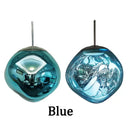 GobekUsa Glass Lava Pendant Lights: Modern Nordic Loft LED Ceiling Hanging Lamp Fixture