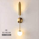 GobekUsa Golden Inclined Tube Wall Lamp for Modern Luxury Living Room Bedroom Décor