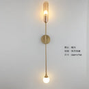 GobekUsa Golden Inclined Tube Wall Lamp for Modern Luxury Living Room Bedroom Décor