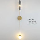 GobekUsa Golden Inclined Tube Wall Lamp for Modern Luxury Living Room Bedroom Décor