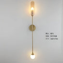 GobekUsa Golden Inclined Tube Wall Lamp for Modern Luxury Decor in Living Room