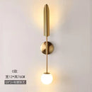 GobekUsa Golden Inclined Tube Wall Lamp for Modern Luxury Decor in Living Room