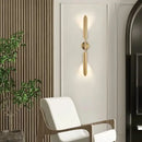 GobekUsa Golden Inclined Tube Wall Lamp for Modern Luxury Decor in Living Room