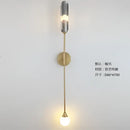 GobekUsa Golden Inclined Tube Wall Lamp for Modern Luxury Decor in Living Room