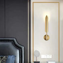 GobekUsa Golden Inclined Tube Wall Light for Modern Luxury Living Room and Bedroom