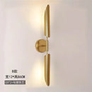 GobekUsa Golden Inclined Tube Wall Light for Modern Luxury Living Room and Bedroom