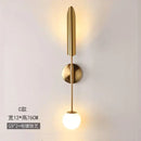 GobekUsa Golden Inclined Tube Wall Light for Modern Luxury Living Room and Bedroom