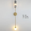 GobekUsa Golden Inclined Tube Wall Light for Modern Luxury Living Room and Bedroom