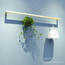 GobekUsa Golden Iron Ladder Shelf Clothing Hanger Rack for Stylish Garment Display