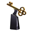 GobekUsa Crystal Trophy: Golden Key Handicrafts, Transparent Decorative Figurine & Home Accent