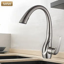GobekUsa Golden Kitchen Faucet Pull Out Single Handle Water Mixer Tap