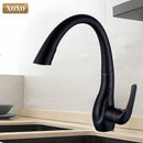 GobekUsa Golden Kitchen Faucet Pull Out Single Handle Water Mixer Tap