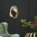 Modern golden led cloud wall lamp for bedroom decor by Decorbites