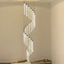 GobekUsa Golden LED Crystal Chandelier for Living Room Staircase