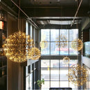 GobekUsa Golden Led Pendant Light for Kitchen Living Room Decor