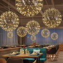 GobekUsa Golden Led Pendant Light for Kitchen Living Room Decor