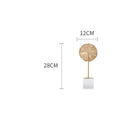 GobekUsa Golden Lotus Sculpture Metal Crafts Modern Minimalist Decor Statue