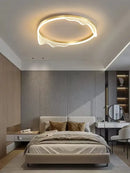 GobekUsa Golden Lustre Ceiling Lamp for Bedroom Living Dining Kitchen Lighting