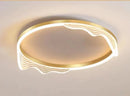 GobekUsa Golden Lustre Ceiling Lamp for Bedroom Living Dining Kitchen Lighting