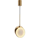 GobekUsa Golden Marble LED Pendant Light: Luxe Nordic Minimalist Decor for Living & Dining Rooms