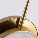 GobekUsa Golden Marble LED Pendant Light: Luxe Nordic Minimalist Decor for Living & Dining Rooms