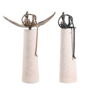 GobekUsa Golden Metal Abstract Figure Sculpture Home Decor CraftǀCreative Figurine Ornament