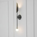 GobekUsa Golden Metal Glass Wall Lamp | Up Down Sconce Spotlight for Bedroom and Living Room