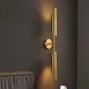 GobekUsa Golden Metal LED Wall Lamps for Bedroom Living Room Decor