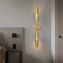GobekUsa Golden Metal LED Wall Lamps for Bedroom Living Room Decor