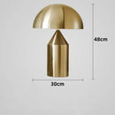 GobekUsa Golden Mushroom LED Desk Lamp for Home Decoration & Reading