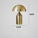 GobekUsa Golden Mushroom LED Desk Lamp for Home Decoration & Reading