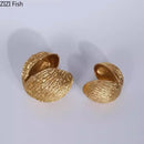 GobekUsa Golden Nut Shell Ornaments Modern Crafts Desk Decoration Artwork Room Aesthetics Decor