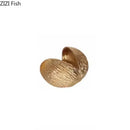 GobekUsa Golden Nut Shell Ornaments Modern Crafts Desk Decoration Artwork Room Aesthetics Decor