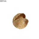 GobekUsa Golden Nut Shell Ornaments Modern Crafts Desk Decoration Artwork Room Aesthetics Decor