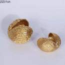 GobekUsa Golden Nut Shell Ornaments Modern Crafts Desk Decoration Artwork Room Aesthetics Decor