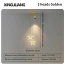 GobekUsa Golden Pendant Chandelier for Bedroom & Living Room Décor