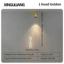 GobekUsa Golden Pendant Chandelier for Bedroom & Living Room Décor