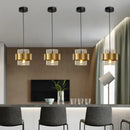 GobekUsa Golden Pendant Lights for Aisle, Restaurant, Bedroom - Nordic Postmodern Minimalist Style