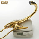 GobekUsa Golden Pull Out Kitchen Faucet Single Handle 360° Water Mixer Tap