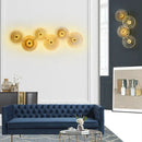 GobekUsa Crystal Wall Lamp: Modern Glass LED Sconces for Living Room, Bedroom, and Corridor