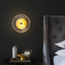 GobekUsa Crystal Wall Lamp: Modern Glass LED Sconces for Living Room, Bedroom, and Corridor